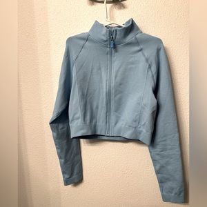 Alphalete cropped zip up